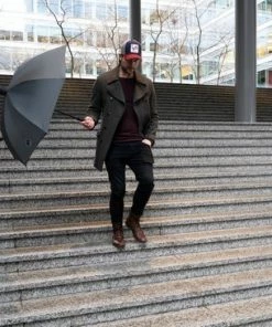 Flash-uitverkoop ⭐ Ooely UnderCover Paraplu Met Geïntegreerde Non-drip Cover ???? -Hendi Shop 550x366 27