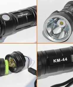 Beste Pirce ✔️ King Mungo KM-44 LED Oplaadbare Militaire Zaklamp - 1200 Lumen - Zwart ???? 11 Beste Pirce ✔️ King Mungo KM-44 LED Oplaadbare Militaire Zaklamp - 1200 Lumen - Zwart ???? -Hendi Shop 550x366 4