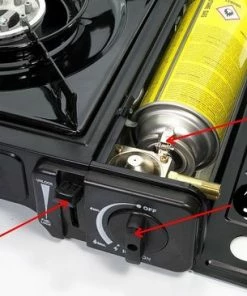 Hete verkoop ⭐ HA-MA TOOLS Campingbrander - Wokbrander - In Een Opbergkoffer - Zwart ???? -Hendi Shop 550x366 44