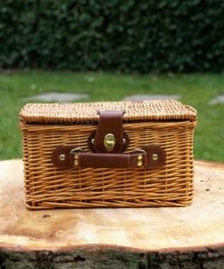 Korting ???? Sens Design Rieten Picknickmand Voor 2 Personen Inclusief Koelvak, Bestek, Borden En Wijnglazen - Blauw ⌛ -Hendi Shop 550x366 46