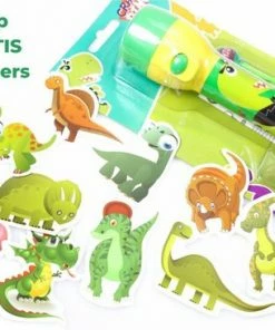 Nieuw ???? Kids Licensing Zaklamp Dino Voor Kinderen | Nachtlamp Dinosaurus LED + 10 Gratis Dino Stickers | Werkt Op 2 AA Batterijen | 16cm | FL03 ???? -Hendi Shop 550x366 66