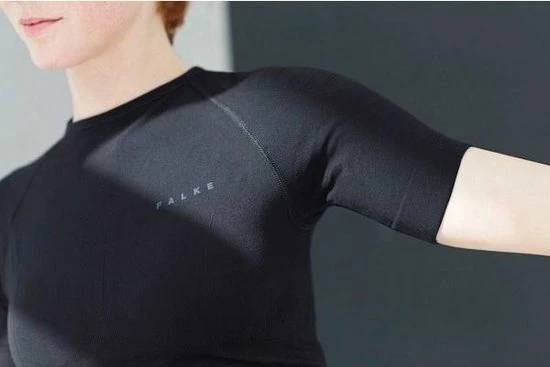 Nieuw ???? FALKE Warm Tight Fit Slim Fit Basislaag Top Met Korte Mouwen Sneldrogende Thermo Ademend Thermo-Ondergoed Zwart Dames Underwear - T-shirt - Maat L ???? 7 Nieuw ???? FALKE Warm Tight Fit Slim Fit Basislaag Top Met Korte Mouwen Sneldrogende Thermo Ademend Thermo-Ondergoed Zwart Dames Underwear - T-shirt - Maat L ???? - Afbeelding 5