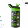 Flash-uitverkoop ???? Minecraft Drink Fles - Zwart / Groen - 450 Ml - 18,5 X 10 CM - Drinkfles - Lunchfles ???? -Hendi Shop 550x368 1