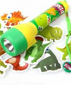 Nieuw ???? Kids Licensing Zaklamp Dino Voor Kinderen | Nachtlamp Dinosaurus LED + 10 Gratis Dino Stickers | Werkt Op 2 AA Batterijen | 16cm | FL03 ???? -Hendi Shop 550x368 18