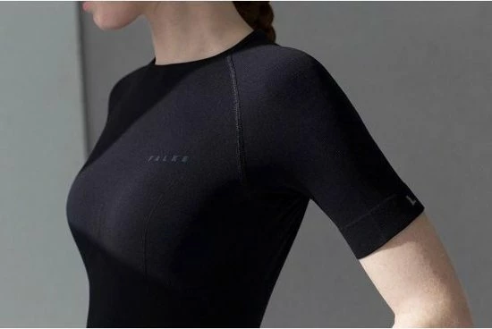 Nieuw ???? FALKE Warm Tight Fit Slim Fit Basislaag Top Met Korte Mouwen Sneldrogende Thermo Ademend Thermo-Ondergoed Zwart Dames Underwear - T-shirt - Maat L ???? 13 Nieuw ???? FALKE Warm Tight Fit Slim Fit Basislaag Top Met Korte Mouwen Sneldrogende Thermo Ademend Thermo-Ondergoed Zwart Dames Underwear - T-shirt - Maat L ???? - Afbeelding 11