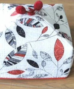 Nieuw ???? Lili 41 1 + 1 Opvouwbare Voedsel Aluminiumfolie Cover Rood, Houd Warm En Koud, Veren Patroon, 36x36x15 Cm ⭐ -Hendi Shop 550x370 4