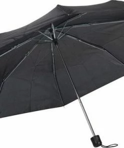 Kopen ???? Merkloos Opvouwbare Mini Paraplu Zwart 96 Cm - Voordelige Kleine Paraplu - Regenbescherming ⌛