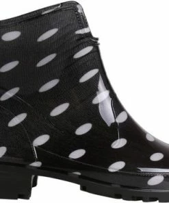 Beste deal ???? Zwarte, Korte Regenlaarzen Met Witte Stippen Van LEMIGO /MAAT 40 ???? -Hendi Shop 550x373 3