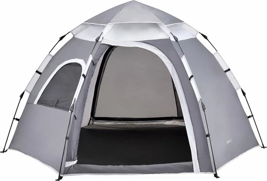 Coupon ???? Pro.tec Tent Nybro Automatisch 240x205x140 Cm Grijs ???? 5 Coupon ???? Pro.tec Tent Nybro Automatisch 240x205x140 Cm Grijs ???? - Afbeelding 3