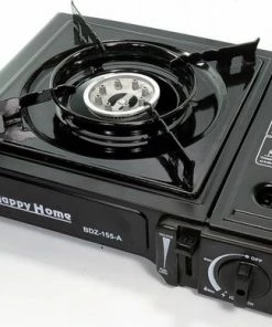 Hete verkoop ⭐ HA-MA TOOLS Campingbrander - Wokbrander - In Een Opbergkoffer - Zwart ????