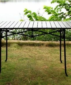 Promo ???? Travel-light Vouwtafel Aluminium 140 X 70 X 70cm Incl. Netvak & Camping Transporttas - Aluminium Roltafel - Campingtafel Aluminium + Staal - Tafelblad Rolbaar - Campingmeubels - Dining Tuintafel - Antraciet Kleur ???? -Hendi Shop 550x396 2