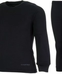 Nieuw ???? Campri Thermoshirt + Thermobroek - Junior - Maat 116 - Zwart ????