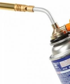 Promo ???? Always Open AO® Outdoor Gasbrander,butaanbrander Barbecue Starter, Soldeerbrander, Crème Brûlée Brander Alternatief Voor Looftlighter Inclusief Butaangas ????