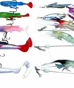 Gloednieuw ⭐ Brute Strength - Kunst Aas Set - 10 Stuks -Roofvissen Pluggen Met Haak Set Voor Snoek/Baars Roofvis 3 Kunstaas - Shads ???? -Hendi Shop 550x404 8
