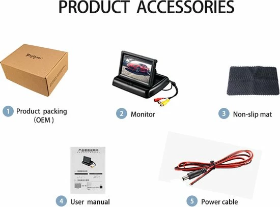 Korting ✔️ Yoelbaer Draagbare Display 4.3 Inch Color LCD TFT Monitor ???? 12 Korting ✔️ Yoelbaer Draagbare Display 4.3 Inch Color LCD TFT Monitor ???? - Afbeelding 10