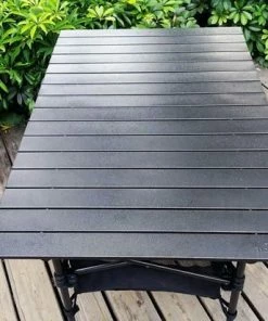 Promo ???? Travel-light Vouwtafel Aluminium 140 X 70 X 70cm Incl. Netvak & Camping Transporttas - Aluminium Roltafel - Campingtafel Aluminium + Staal - Tafelblad Rolbaar - Campingmeubels - Dining Tuintafel - Antraciet Kleur ???? -Hendi Shop 550x412 14