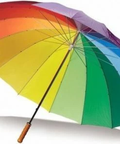 Coupon ???? Lastpak Paraplu Golf Regenboog 130 Cm ⭐