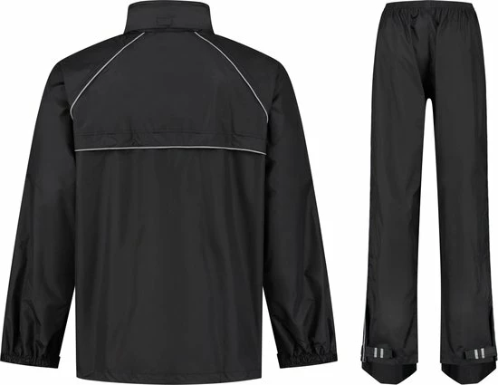 Nieuw ???? Ralka Regenpak - Comfort - Zwart/Antraciet - L ???? 9 Nieuw ???? Ralka Regenpak - Comfort - Zwart/Antraciet - L ???? - Afbeelding 7