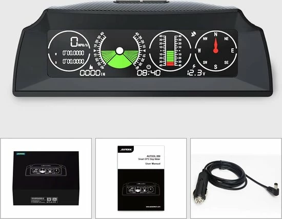 Aanbiedingen ???? Autool X90 GPS Hellingsmeter Digitale Auto/auto/personenauto, GPS Snelheidsmeter HUD MPH Met Kompas, Auto Hoekhelling Meter Voor SUV's, Bestelwagens, Terreinwagens ???? 8 Aanbiedingen ???? Autool X90 GPS Hellingsmeter Digitale Auto/auto/personenauto, GPS Snelheidsmeter HUD MPH Met Kompas, Auto Hoekhelling Meter Voor SUV's, Bestelwagens, Terreinwagens ???? - Afbeelding 6
