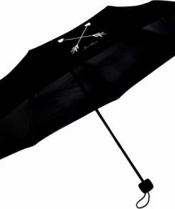 Promo ???? JorAmor Paraplu - Zwart | Opvouwbare Paraplu Unisex ????