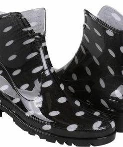 Beste deal ???? Zwarte, Korte Regenlaarzen Met Witte Stippen Van LEMIGO /MAAT 40 ???? -Hendi Shop 550x442 3