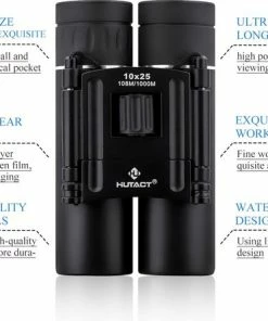 Coupon ???? Merkloos Verrekijker Compact - 10x25 - Klein En Lichtgewicht - Rubberen Omhulsel - Mini Pocketverrekijker Met Volledig Gecoate Lens - Voor Op Reis, Wandelen, Vogels Kijken ❤️ -Hendi Shop 550x445