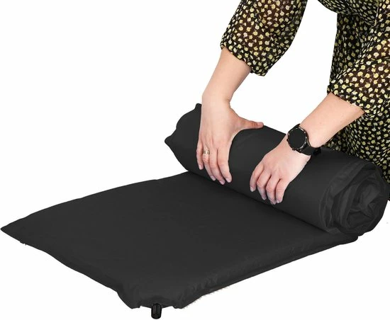 Nieuw ???? Springos Slaapmat | Zelfopblazend | 180 Cm | Inclusief Hoes | Zwart ???? 22 Nieuw ???? Springos Slaapmat | Zelfopblazend | 180 Cm | Inclusief Hoes | Zwart ???? - Afbeelding 20