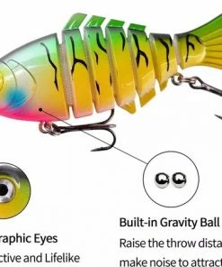 Kopen ???? Merkloos Kunstaas Set - 5 Swimbaits - 15 Gram - 10 Cm - Roofvissen - Snoek - Snoekbaars - In Handige Afsluitbare Opbergbox ???? -Hendi Shop 550x454 2