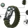 Nieuw ???? Cheaperito 5 In 1 Paracord Survival Armband I 5 Functies I Multitool I Extra Sterk I Vuurstarter I Kompas I Fluitje I Donker Groen ???? 2 Nieuw ???? Cheaperito 5 In 1 Paracord Survival Armband I 5 Functies I Multitool I Extra Sterk I Vuurstarter I Kompas I Fluitje I Donker Groen ???? -Hendi Shop 550x462