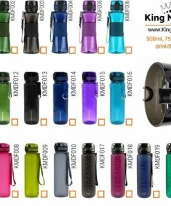 Promo ???? Drinkfles Herbruikbare Waterfles | 750 Ml Groen | Vaatwasserbestendig Drinkbus Bidon | King Mungo KMDF012 ???? -Hendi Shop 550x465 6