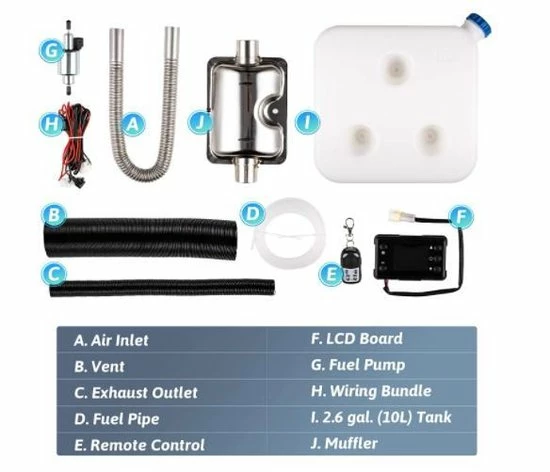 Uitgang ???? Standkachel 5kw Stand Dieselkachel Staande Verwarming Kachel Camper Boot Auto Kamperen Vrachtauto Bestelbus Caravan Camping Diesel Verwarmer Bestelauto ✨ 10 Uitgang ???? Standkachel 5kw Stand Dieselkachel Staande Verwarming Kachel Camper Boot Auto Kamperen Vrachtauto Bestelbus Caravan Camping Diesel Verwarmer Bestelauto ✨ - Afbeelding 8