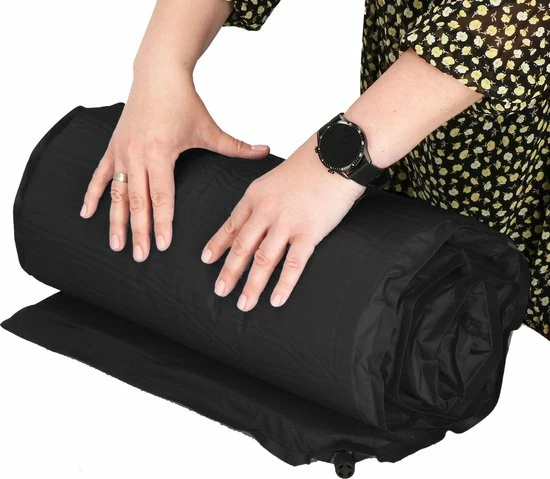 Nieuw ???? Springos Slaapmat | Zelfopblazend | 180 Cm | Inclusief Hoes | Zwart ???? 31 Nieuw ???? Springos Slaapmat | Zelfopblazend | 180 Cm | Inclusief Hoes | Zwart ???? - Afbeelding 29