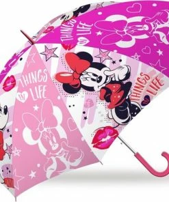 Uitgang ???? Disney Kinderparaplu Minnie Mouse Junior 41 Cm Polyester Roze ????