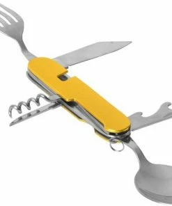 Aanbiedingen ❤️ Merkloos Bestek - All -In-One Vork / Lepel / Mes / Flesopener/ Tirbuson ???? -Hendi Shop 550x489 1