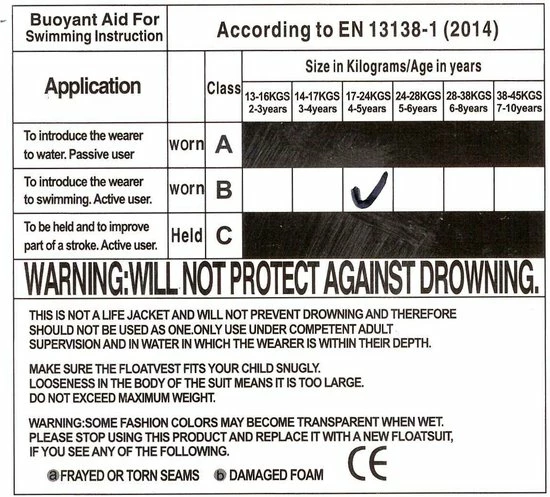 Promo ???? EasySwim Pro - Drijfpakje - Zwemvest & Zwembroek - Blauw - L : 24-28 Kg ???? 9 Promo ???? EasySwim Pro - Drijfpakje - Zwemvest & Zwembroek - Blauw - L : 24-28 Kg ???? - Afbeelding 7