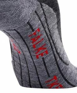 Promo ???? FALKE TK5 Wander Short Wandelsokken Kort Zacht Thermisch Anti-blaar Antizweet Zonder Motief Met Elastische Boord Admend Merinowol Grijs Dames Sportsokken - Maat 41-42 ???? -Hendi Shop 550x501 5