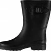 Beste Pirce ???? XQ Footwear - Regenlaarzen - Rubber Laarzen - Dames - Festival - Rubber - Zwart - Maat 41 ????