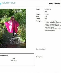 Beste Verkoop ???? SPLASHMAC Regencape Poncho Voor Kinderen Kleur Geel / In 8 Verschillende Kleuren ???? 8 Beste Verkoop ???? SPLASHMAC Regencape Poncho Voor Kinderen Kleur Geel / In 8 Verschillende Kleuren ???? -Hendi Shop 550x504 1