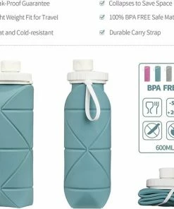 Beste Pirce ???? U-Fit One U Fit One® Opvouwbare Waterfles 0.6 Liter - Waterjug - Sportdrankfles - Fitness - Ufitone - Donkergroen ???? -Hendi Shop 550x508 3