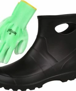 Kopen ???? Sarcia Zwarte Lemigo Regenlaarzen Voor Tuin + Tuinhandschoenen Maat - 42 ????