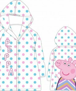 Begroting ???? Peppa Pig Doorzichtige Hippe Regenjas Met Stippen Van Peppa Big Maat 110/116 ????