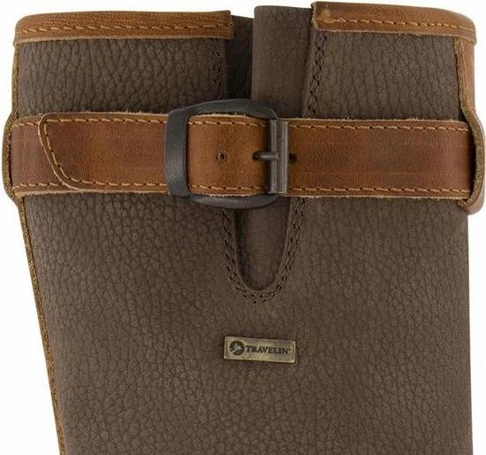 Beste Pirce ???? Travelin' Konstanz Dames - Leren Outdoorlaarzen - Waterdicht En Ademend - Laars - Bruin Leer - Maat 40 ???? 4 Beste Pirce ???? Travelin' Konstanz Dames - Leren Outdoorlaarzen - Waterdicht En Ademend - Laars - Bruin Leer - Maat 40 ???? - Afbeelding 2