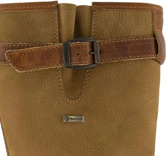 Begroting ???? Travelin' Finland Dames - Wolgevoerde Leren Outdoorlaars - Waterdicht Laarzen - Cognac Bruin Leer - Maat 40 ???? 9 Begroting ???? Travelin' Finland Dames - Wolgevoerde Leren Outdoorlaars - Waterdicht Laarzen - Cognac Bruin Leer - Maat 40 ???? - Afbeelding 7