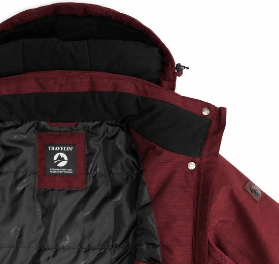 Kopen ???? Travelin' Jack Meya - Dames Outdoorjas - Waterdicht En Ademend - Rood - Maat 36 ???? 6 Kopen ???? Travelin' Jack Meya - Dames Outdoorjas - Waterdicht En Ademend - Rood - Maat 36 ???? - Afbeelding 4