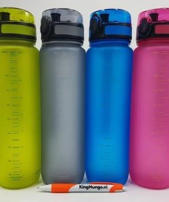 Promo ???? Drinkfles 1 Liter - Sport Drinkbus Bidon 1000 Ml Blauw - King Mungo KMDF007 ???? -Hendi Shop 550x520 3