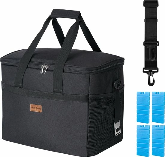 Goedkoopste ???? Weve Goods Packaway 4 Laags Geïsoleerde Koeltas - Lunchtas 30 Liter - Zwart ???? 3 Goedkoopste ???? Weve Goods Packaway 4 Laags Geïsoleerde Koeltas - Lunchtas 30 Liter - Zwart ????