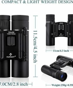 Coupon ???? Merkloos Verrekijker Compact - 10x25 - Klein En Lichtgewicht - Rubberen Omhulsel - Mini Pocketverrekijker Met Volledig Gecoate Lens - Voor Op Reis, Wandelen, Vogels Kijken ❤️ -Hendi Shop 550x526 1