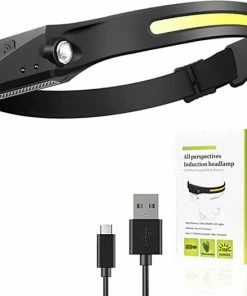 Nieuw ✨ Merkloos Solar Hoofdlamp Met Bewegingssensor - 2 Werklichten - Oplaadbaar Via USB ???? -Hendi Shop 550x526 6