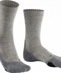 Gloednieuw ⭐ FALKE TK2 Explore Wool Wandelsokken Dikke Versterkte Thermische Sokken Zonder Patroon Met Medium Padding Lang En Warm Voor Wandelen Winter Merinowol Beige Heren Sportsokken - Maat 42-43 ???? -Hendi Shop 550x527