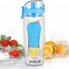 Flash-uitverkoop ???? BottlesUp Waterfles Met Fruit Infuser – Drinkfles Met Fruit Filter – Plastic Water Drink Fles – Sportfles – 100% BPA Vrij – Blauw - 900ML - Onbreekbaar ❤️ -Hendi Shop 550x528 4